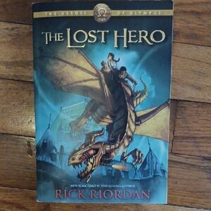 The Lost Hero by Rick Riordan - Blue Cover Fantasy Paperback